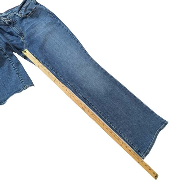 Eddie Bauer Curvy Bootcut Jeans Women’s 10 Blue Denim - Picture 7 of 10
